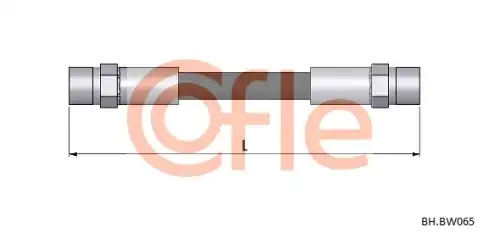 92.bh.bw065 шланг тормозной COFLE 92.BH.BW065