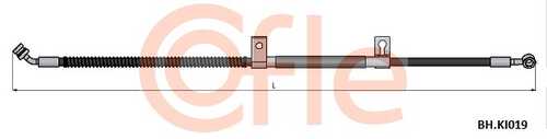 92.BH.KI019 COFLE Шланг тормозной передн прав KIA Sorento 02-
