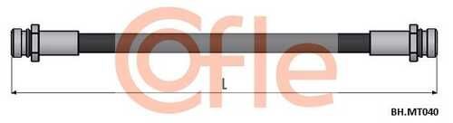 Шланг тормозной задн mitsubishi colt 96- COFLE 92.BH.MT040