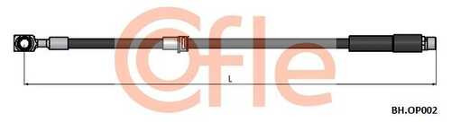 92.BH.OP002 COFLE Шланг тормозной передн OPEL Astra H 04- / Zafira B 05- / Meriva B 10-