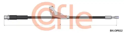 Шланг тормозной передн прав chevrolet captiva 06- COFLE 92.BH.OP022