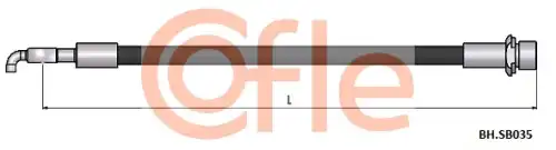 92.bh.sb035 шланг тормозной COFLE 92.BH.SB035