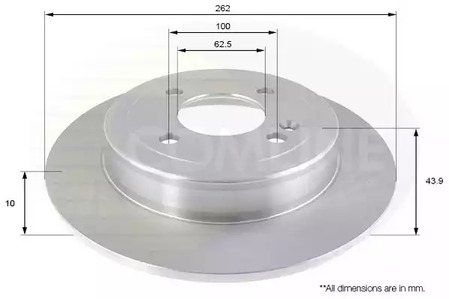 ADC2419 COMLINE Тормозные диски