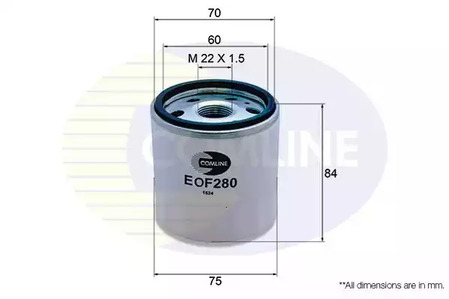 Масляный фильтр COMLINE EOF280