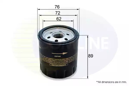 Масляный фильтр COMLINE EOF282