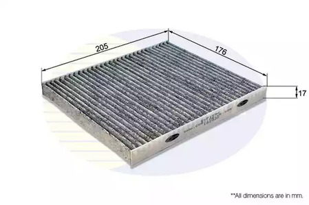Фильтр салона COMLINE EKF159A
