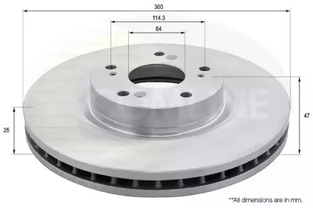 тормозные диски COMLINE ADC0575V