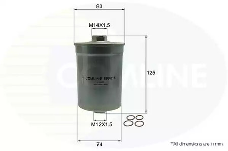 EFF016 COMLINE Фильтр топливный