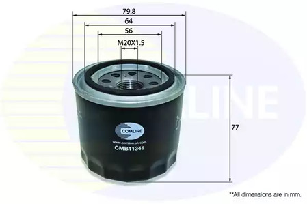 CMB11341 COMLINE Масляный фильтр