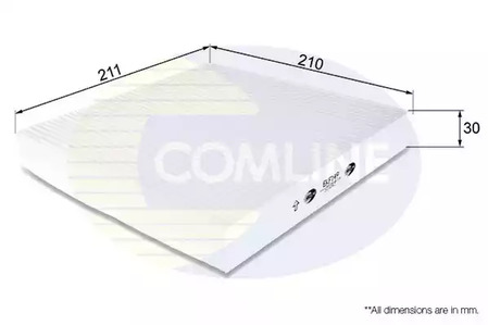 Фильтр салона COMLINE EKF149