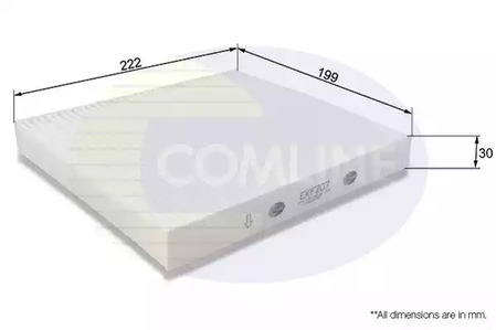 EKF207 COMLINE Фильтр салона