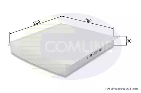 EKF206 COMLINE Фильтр салона