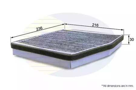 EKF102A COMLINE Фильтр салона