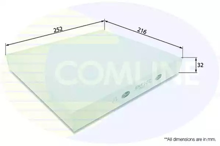 Фильтр салона COMLINE EKF122