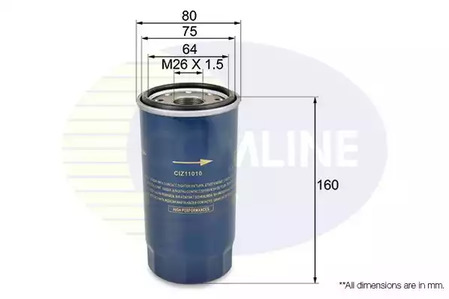 Масляный фильтр COMLINE CIZ11010