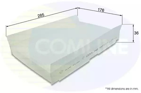 Фильтр салона COMLINE EKF117