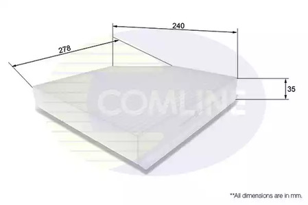 EKF106 COMLINE Фильтр салона