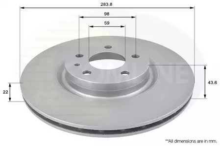 Тормозные диски COMLINE ADC1805V