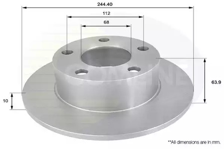 ADC1427 COMLINE Тормозные диски