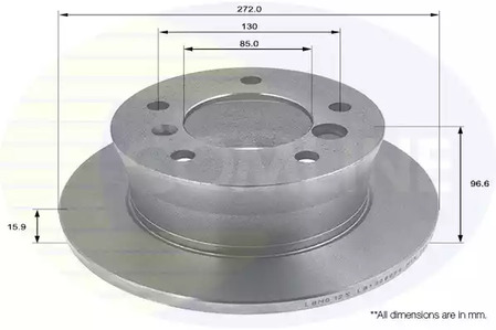 ADC1609 COMLINE Тормозные диски