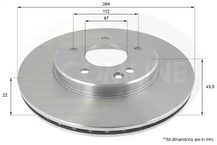 Тормозные диски COMLINE ADC1602V