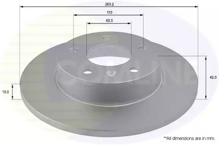 ADC1121 COMLINE Тормозные диски