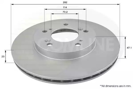 Тормозные диски COMLINE ADC0531V