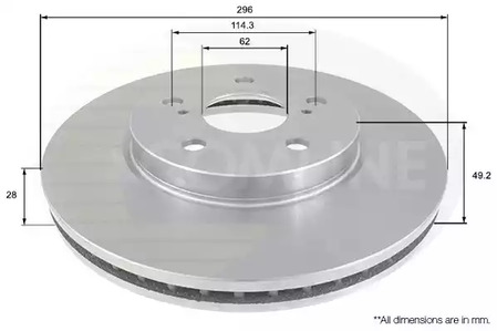 Тормозные диски COMLINE ADC01112V