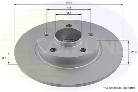 ADC1137 COMLINE Тормозные диски