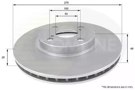 Тормозные диски COMLINE ADC01114V