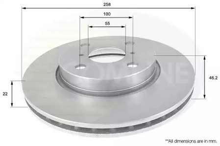 ADC01133V COMLINE Тормозные диски