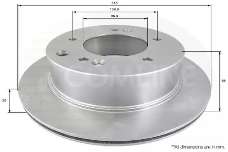 Тормозные диски COMLINE ADC1088V
