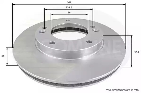 Тормозные диски COMLINE ADC1051V
