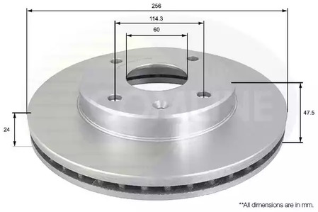 Тормозные диски COMLINE ADC1054V