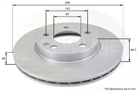 Тормозные диски COMLINE ADC1642V