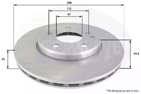 Тормозные диски COMLINE ADC1641V