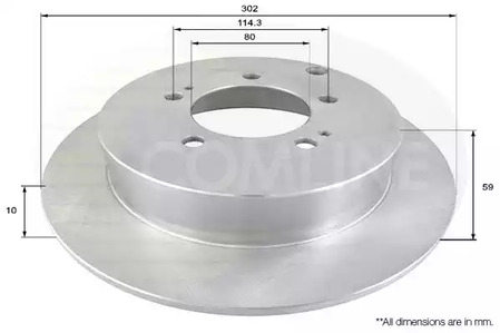 ADC1586 COMLINE Тормозные диски