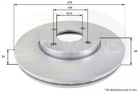 Тормозные диски COMLINE ADC1244V