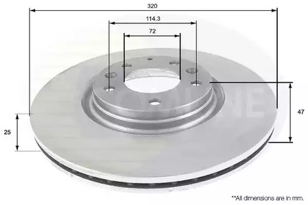 Тормозные диски COMLINE ADC0466V