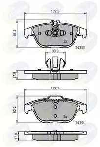 Колодки тормозные дисковые COMLINE CBP01792