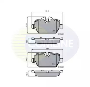 Комплект тормозных колодок дисковый тормоз COMLINE CBP01710