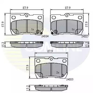 Колодки тормозные дисковые COMLINE CBP31729