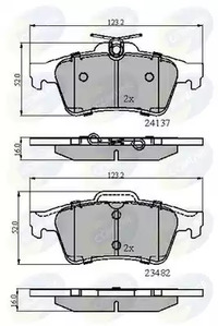 CBP01599 COMLINE Колодки тормозные дисковые