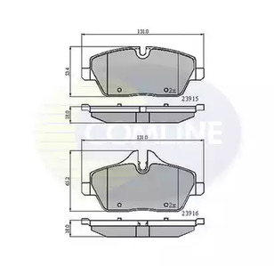 CBP01531 COMLINE Колодки тормозные дисковые