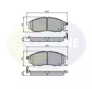 CBP31524 COMLINE Колодки тормозные дисковые