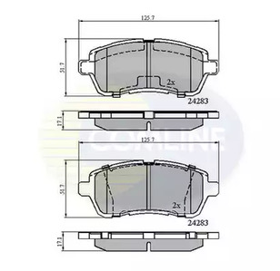 CBP01618 COMLINE Колодки тормозные дисковые