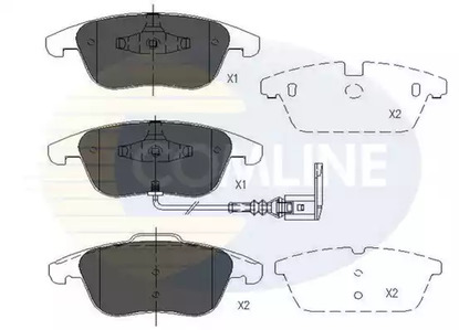 Колодки тормозные дисковые COMLINE CBP16022