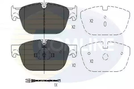 КОЛОДКИ COMLINE CBP26004