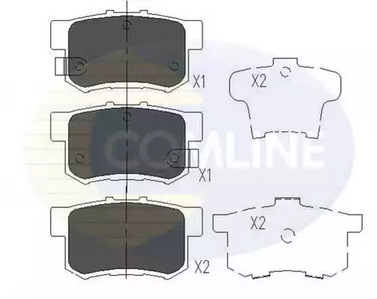 Колодки тормозные дисковые COMLINE CBP36049