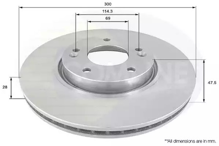 Тормозные диски COMLINE ADC1092V